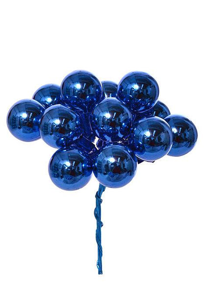 25mm Gloss Glass Ball Ornament Royal Blue Pkg/144