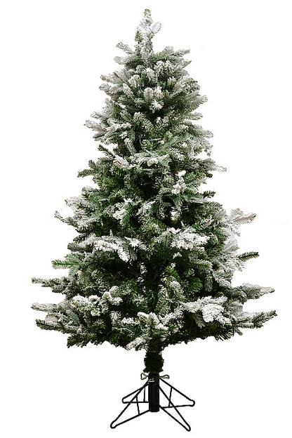 5Ft Led Snow Tip Aspen Tree Green/White/Clear Brite