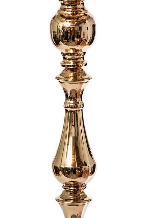 31" Metal Bouquet Stand Gold