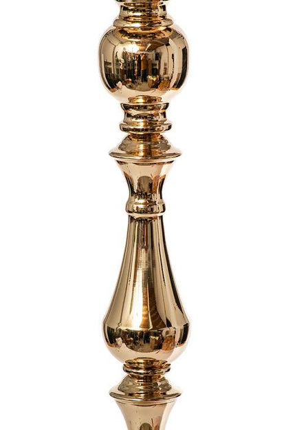 31" Metal Bouquet Stand Gold