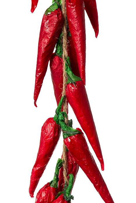 22" Chilies W/string Red Pkg/3