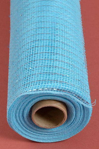 21" X 10yds Polyproplene Plastic Mesh Baby Blue/turquoise