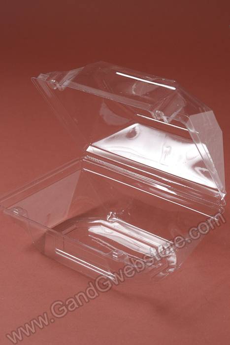 5&quot; X 8&quot; X 4&quot; Plastic Medium Corsage Box Clear Pkg/12