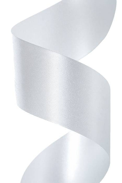 1-7/16 X 100yds Flora-satin White