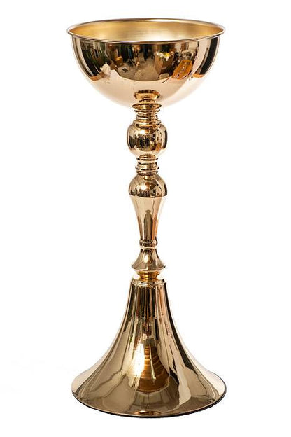 24" Metal Bouquet Stand Gold