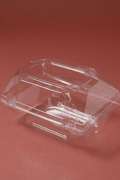 5&quot; X 8&quot; X 4&quot; Plastic Medium Corsage Box Clear Pkg/12