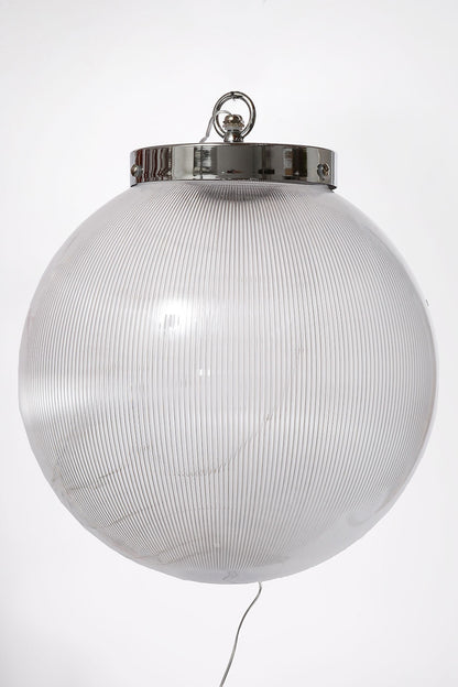 12" Borealis Ball Lighted Led Clear/Warm White