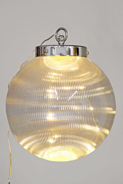 10" Borealis Ball Lighted Led Clear/Warm White