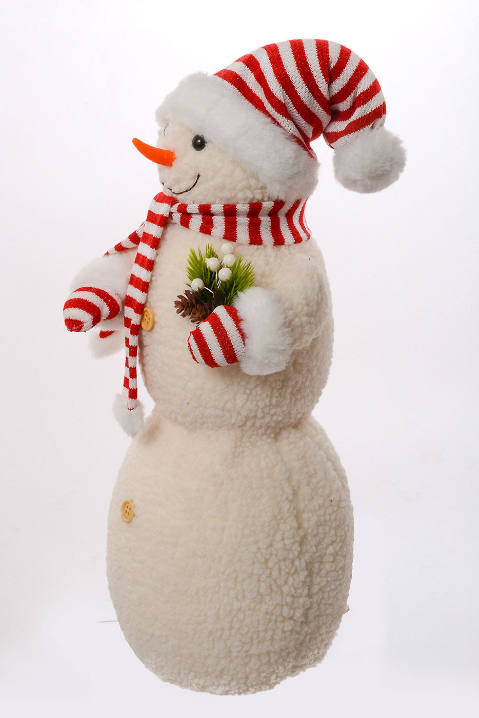 23" X 7.5" Snowman Cream/Red