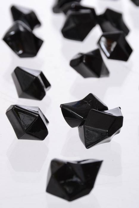 Large Acrylic Cube Black Pkg/1lb