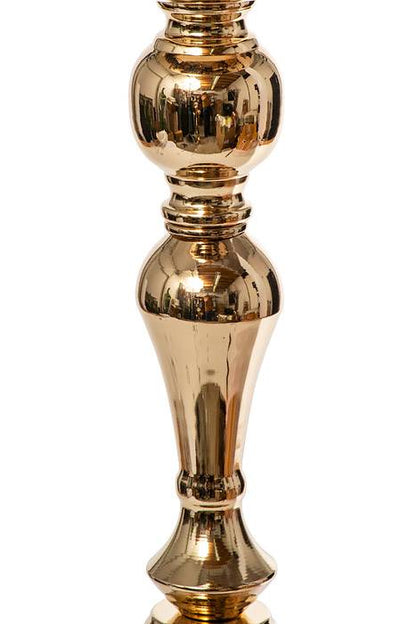 24" Metal Bouquet Stand Gold