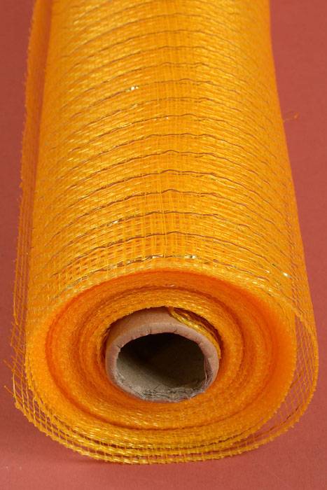21" X 10yds Polyproplene Plastic Mesh Gold/laser Gold
