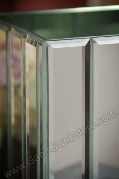 4" Cube Dazzle Vase Mirror