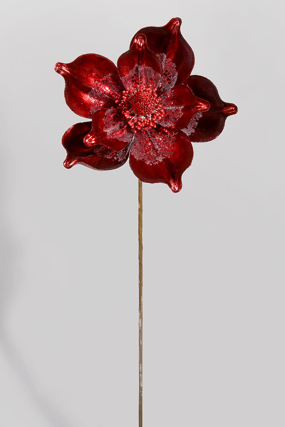 23" Magnolia Stem Burgundy