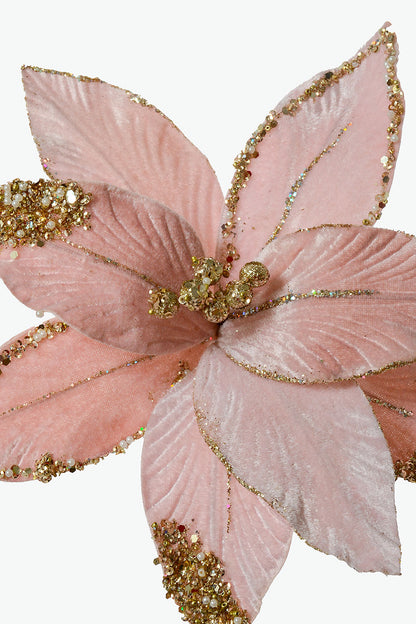 26" Poinsettia Stem Pink