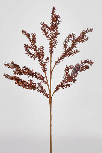 26" Sequin Mini Spruce Spray Brown