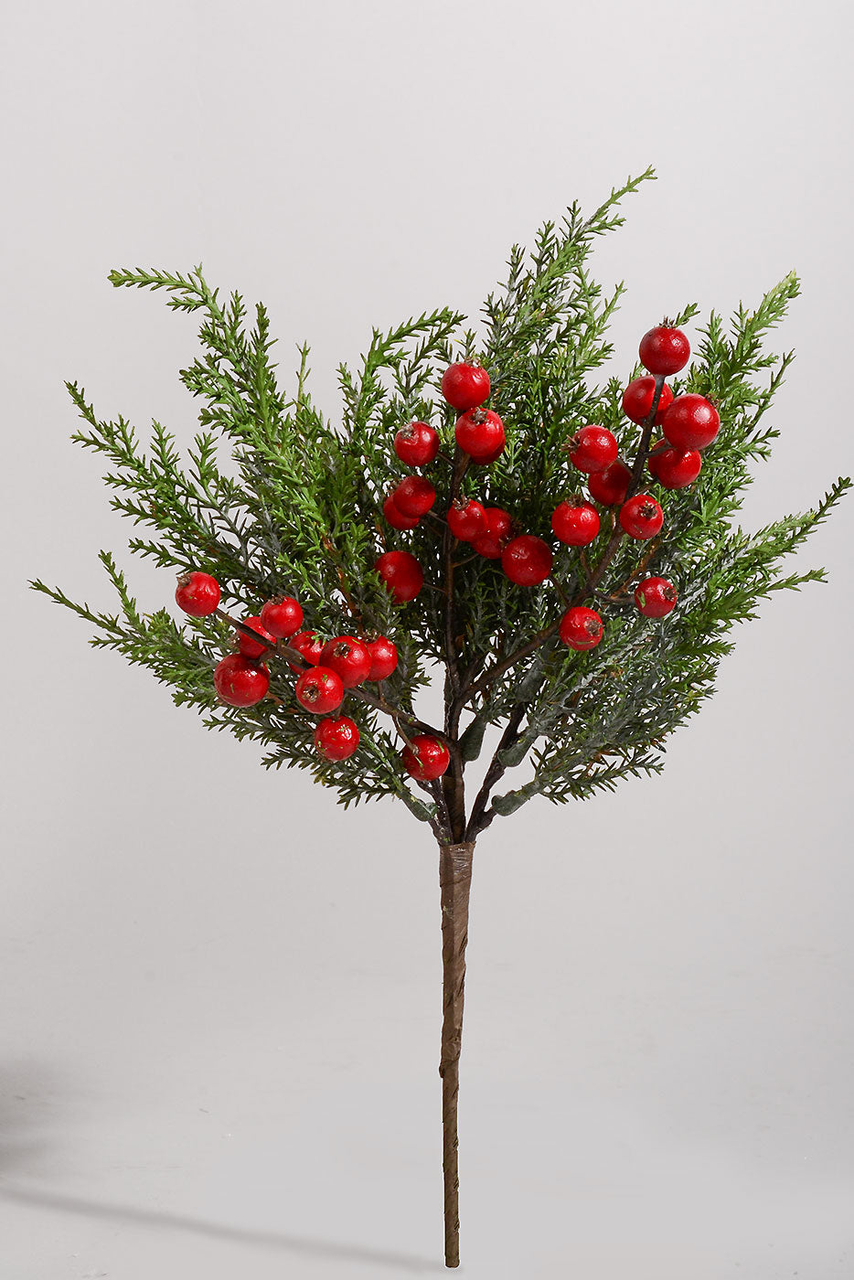 14" Cedar Pick With Berry Green/Red