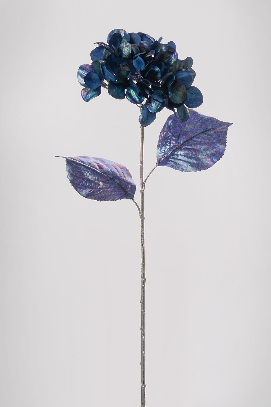 27" Pearlized Hydrangea Spray Blue