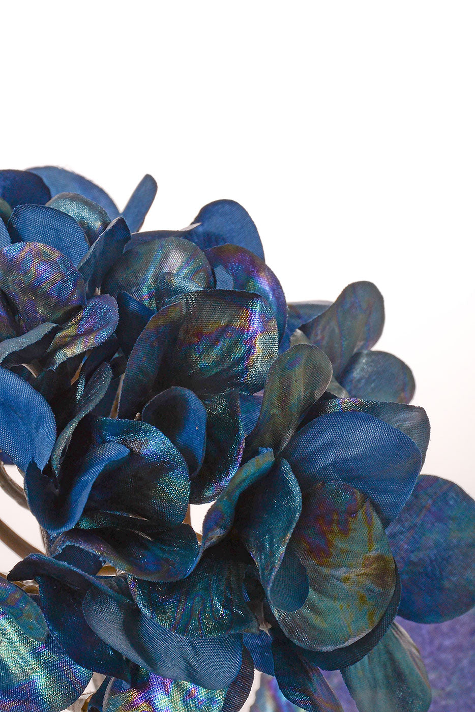 27" Pearlized Hydrangea Spray Blue