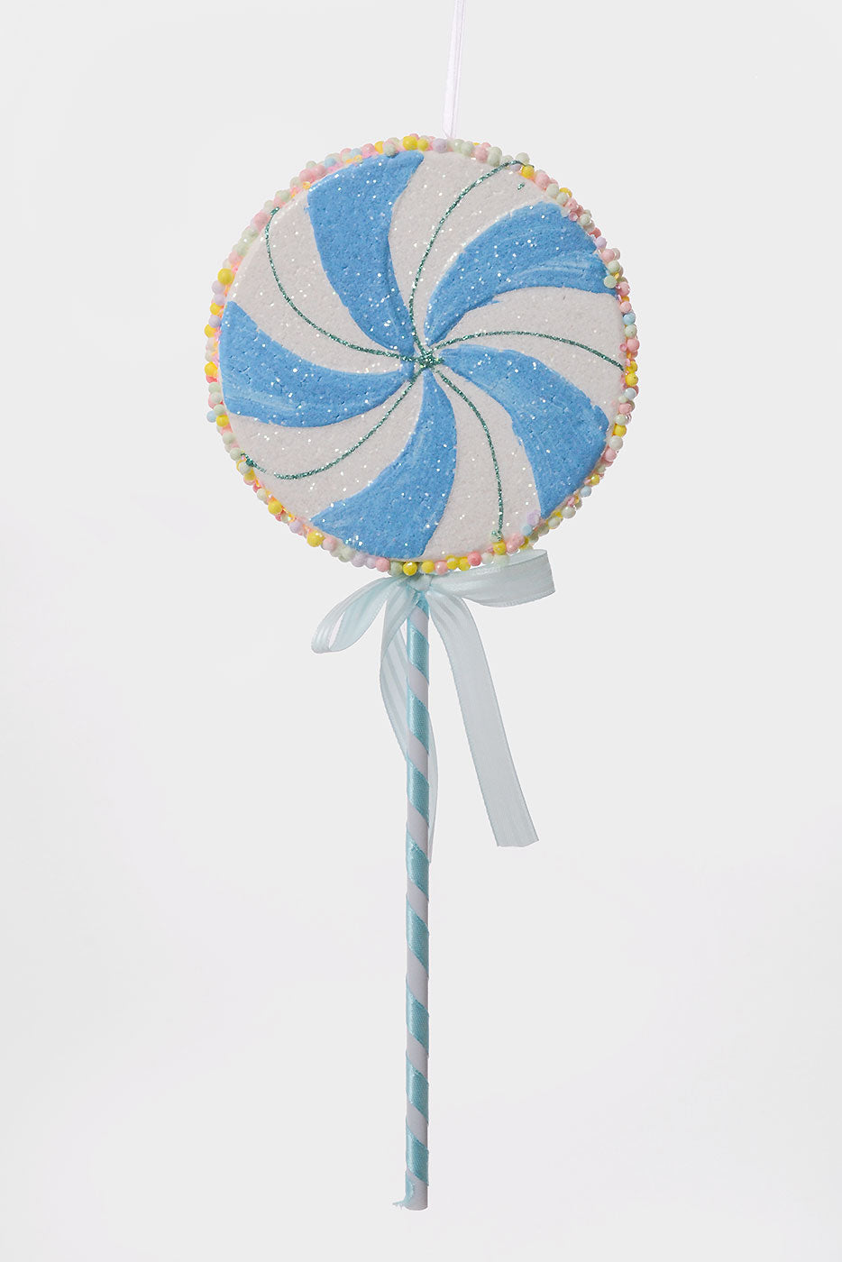 15" Lollipop Blue/White