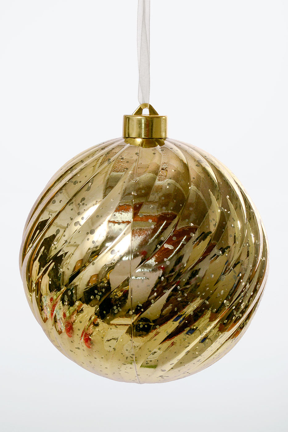 6" Ball Ornament Gold