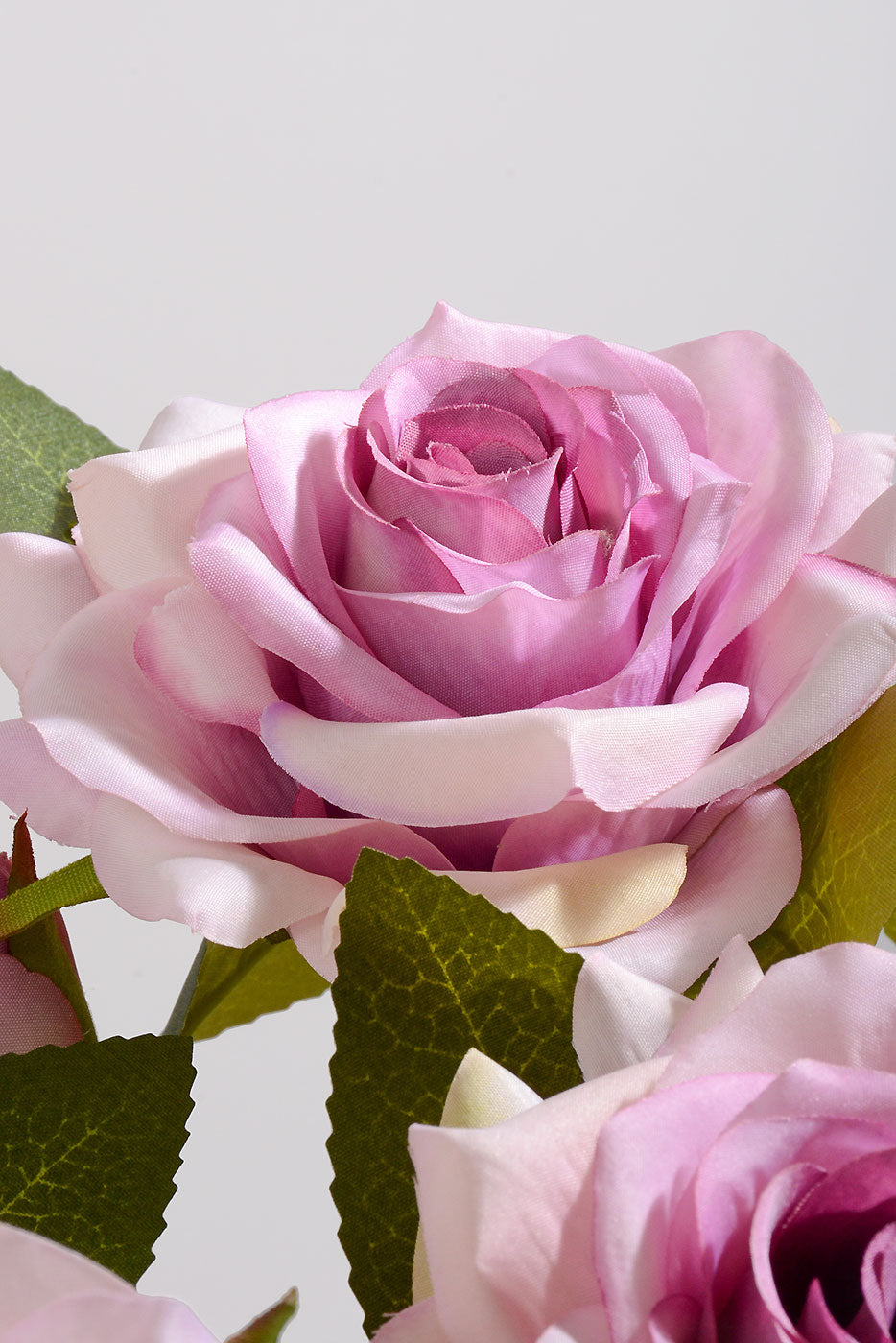 20" Silk Rose Bush Lavender