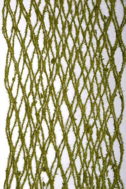 6Ft Artificial Moss Garland Green