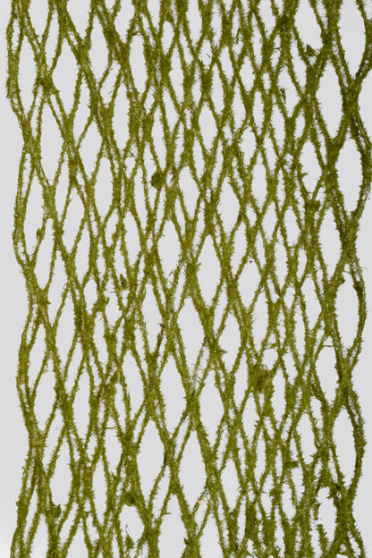 6Ft Artificial Moss Garland Green