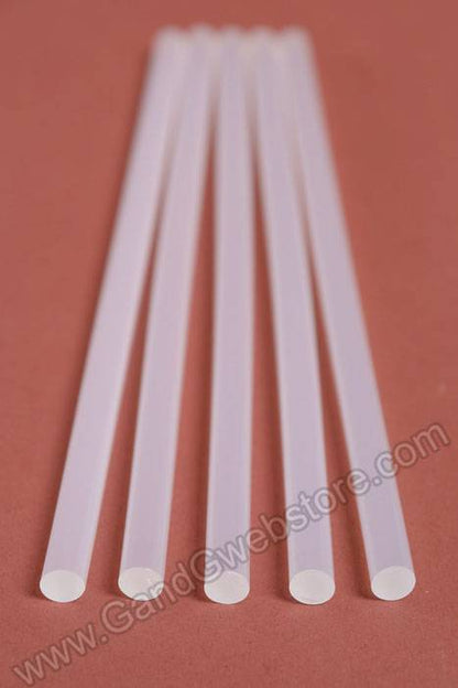 7.4mm X 8" Small Silicone Glue Stick Clear Pkg/1lb