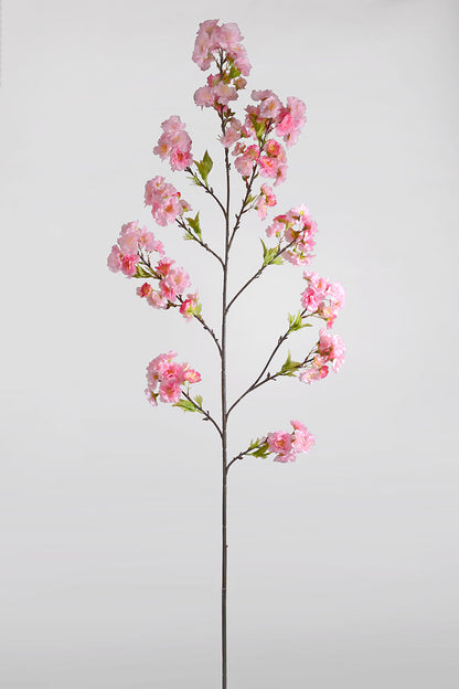 49" Silk Cherry Blossom Spray Pink