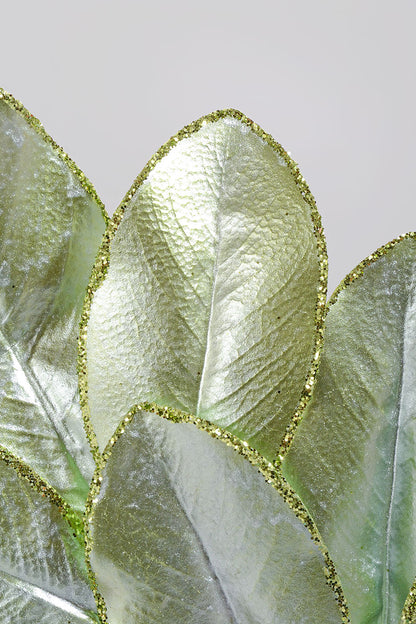 24" Magnolia Leaf Spray Green