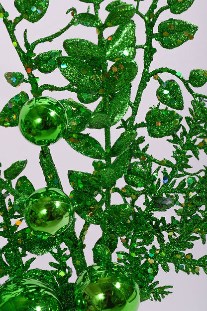18" Ball Berry Spray Green