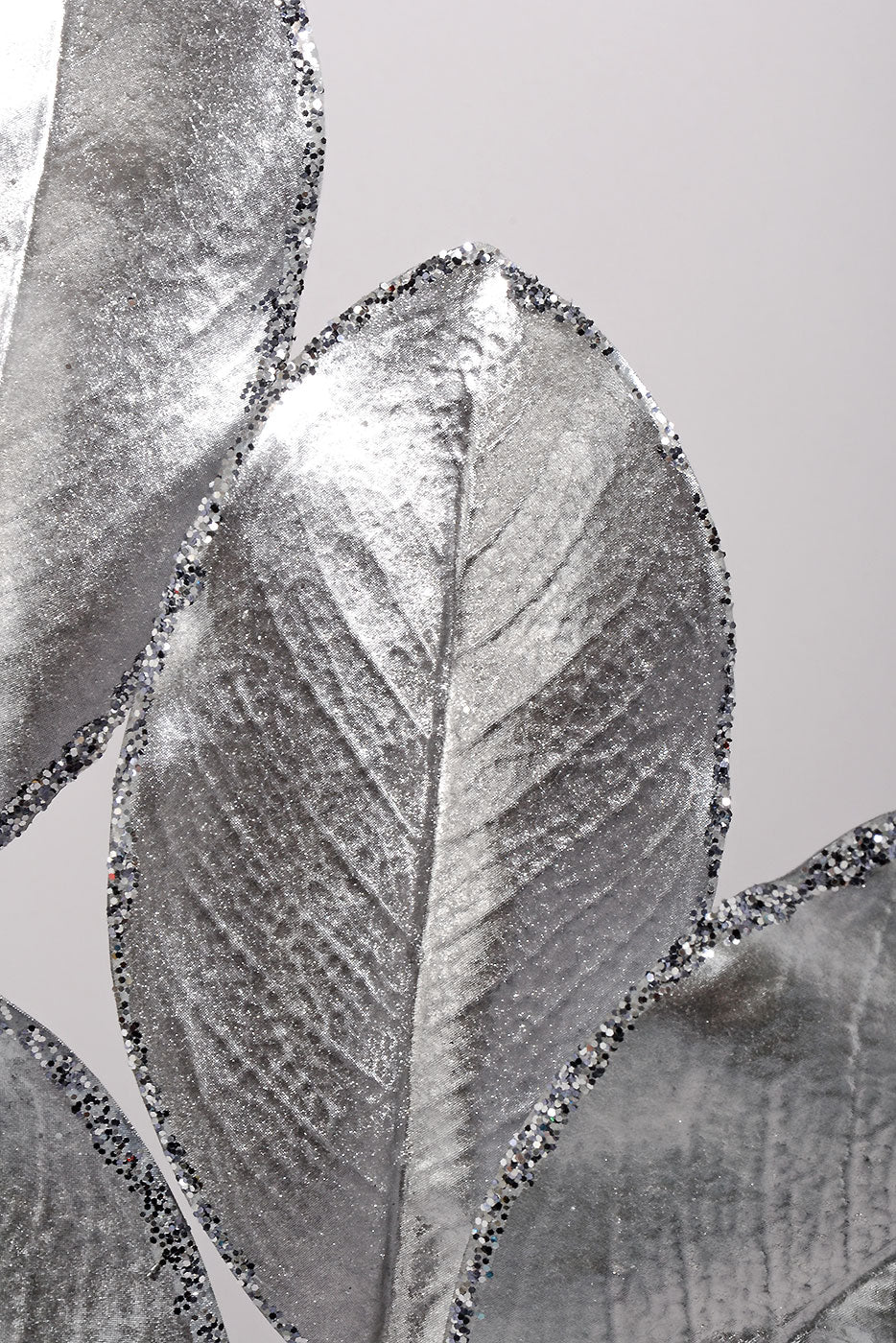 24" Magnolia Leaf Spray Silver