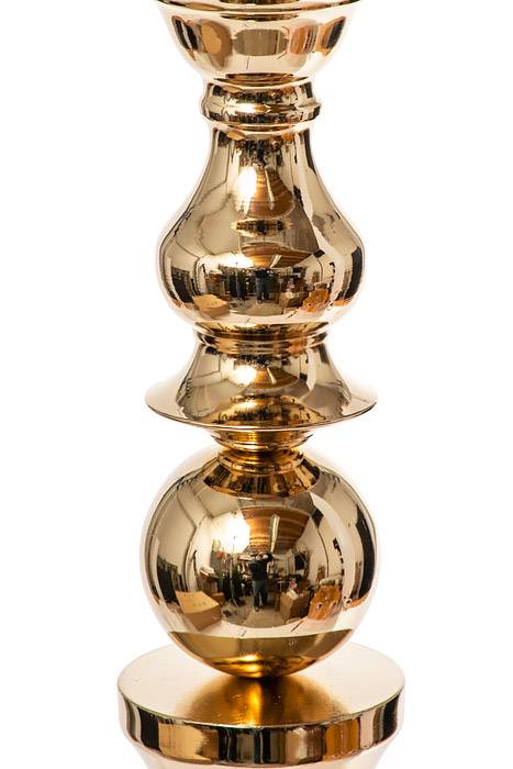 22.75&quot; Metal Bouquet Stand Gold