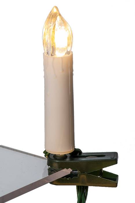 16 Led Clip-on Illuminated 3" Candle Set Plug In - 634" Long