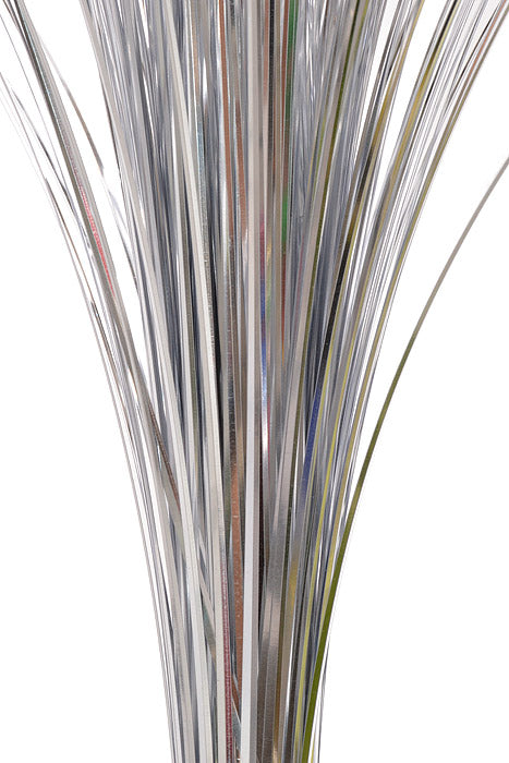 19" Metallic Spray Centerpiece Silver