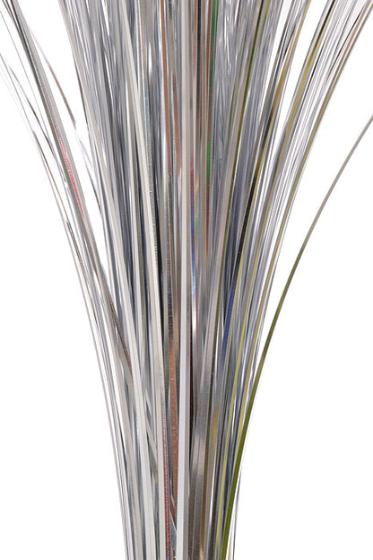 19" Metallic Spray Centerpiece Silver