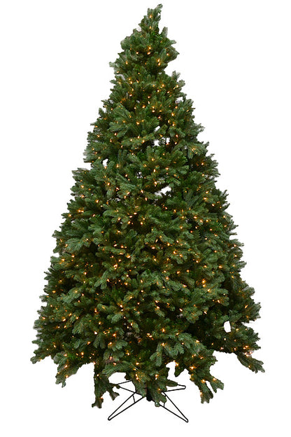 9Ft X 63" Lit Colorado Spruce Tree Green