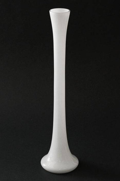 2.25&quot; X 19.75&quot; Skyline Glass Vase White