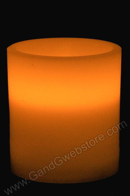3" Flameless Candle White