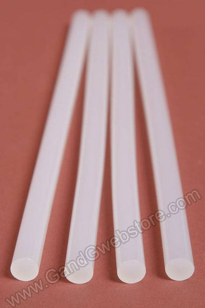 10" X 11mm Silicone Glue Stick Clear Pkg/1lb