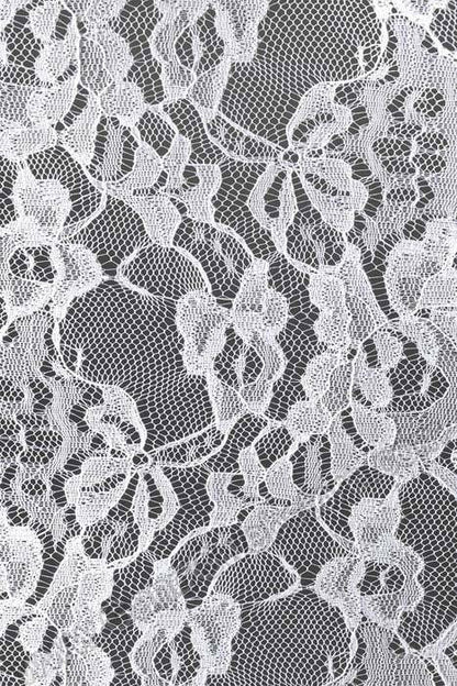 6" X 10yds Lace Tape White