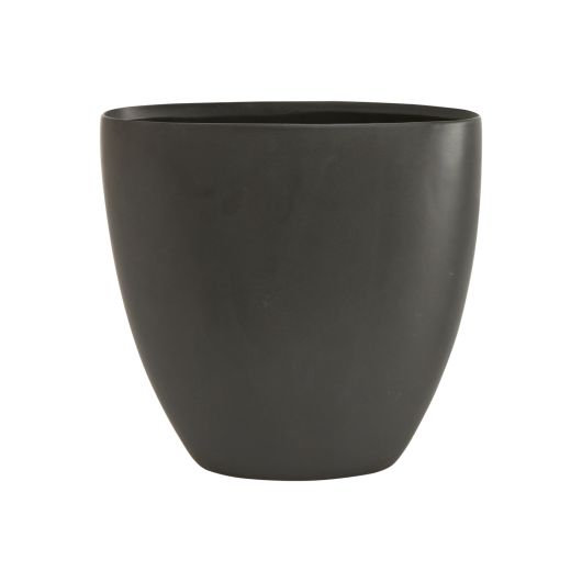 6" X 12" Sasso Vase Black