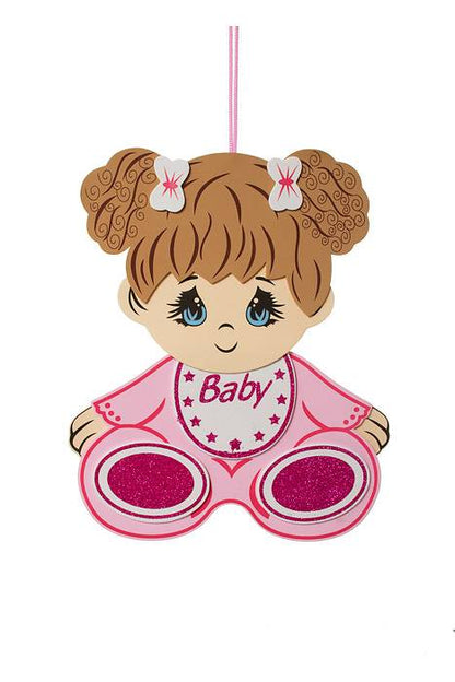 15.5"h Baby Shower Baby Girl Foam Sign Pink