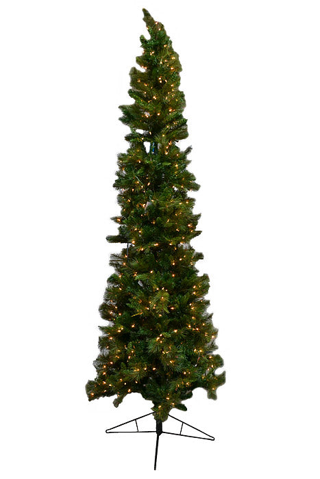 9Ft X 37" Lit Belgium Mix Pencil Tree W/550 Lights