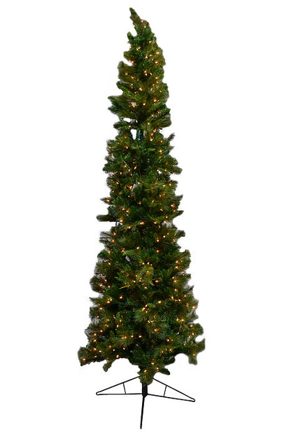 9Ft X 37" Lit Belgium Mix Pencil Tree W/550 Lights