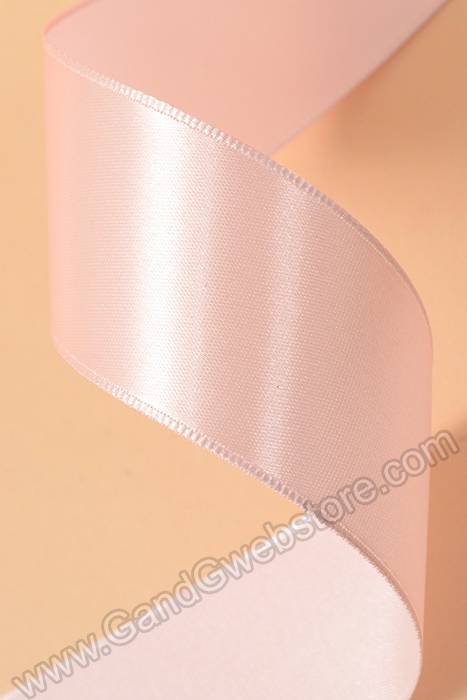 1.5" X 10yds Wired Satin Ribbon Light Pink