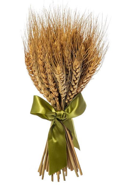 9.5" X 3.5" Wheat Grass Stand Bouquet Natural