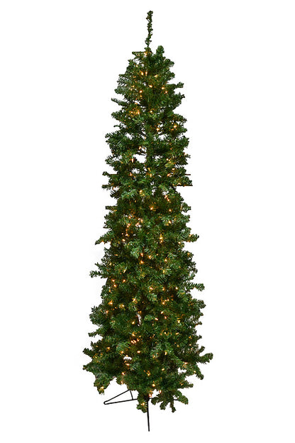 7.5Ft X 34" Hudson Valley Pencil Tree 400 Lights Two Tones/Clear Brite