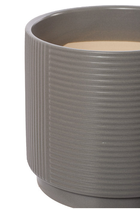 4.75" / 6" / 7.25" Round Pot Gray Set/3